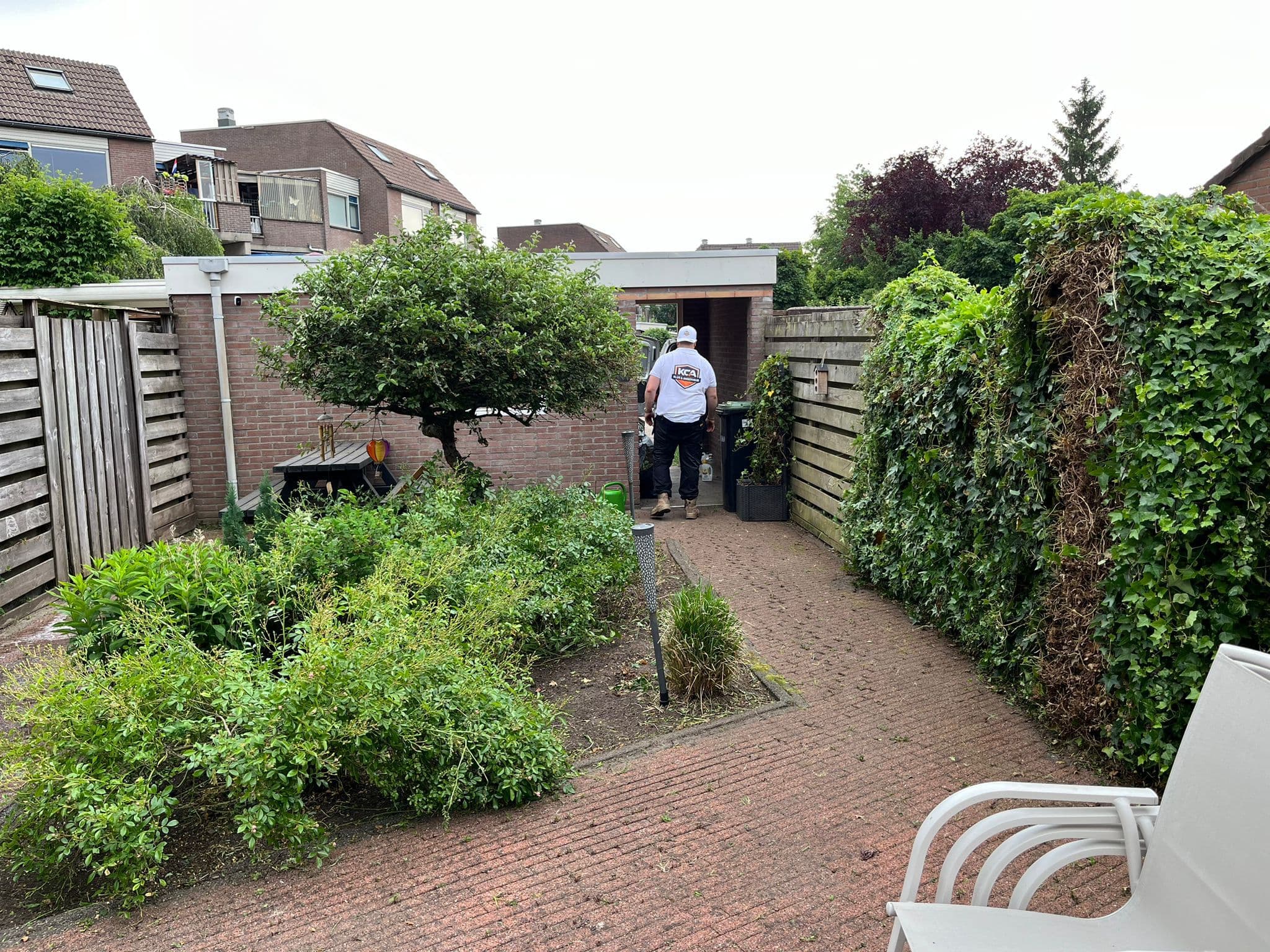 Tuin na het onderhoud in Nieuwegein
